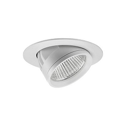 recessed luminaire ARTEMIS MIDI round, rotatable, switchable LED IP20, silver  30W 3697lm 3500K CRI 90-100
