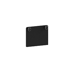 end piece PEPA FLAT flat, closed, black