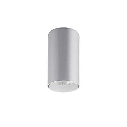 surface luminaire TRAXX MAXI round, direct IP20, silver dimmable