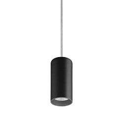 pendant luminaire TRAXX MICRO round, switchable LED IP20, silver 