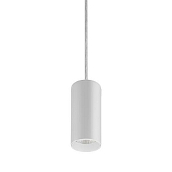 pendant luminaire TRAXX MICRO round, switchable LED IP20, white 