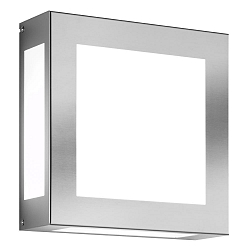Outdoor wall luminaire AQUA LEGENDO, IP44, 2x E27, stainless steel / opal glass