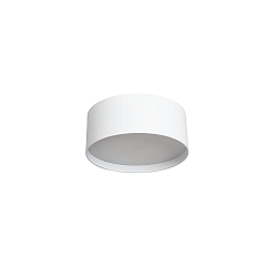 outdoor ceiling luminaire � 12CM round, CCT Switch, with diffuser IP44, powder coated, white