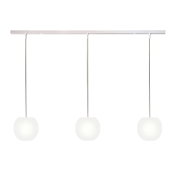 pendant luminaire ACAI 16 3 flames E27 IP20, mat, opal white dimmable