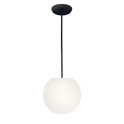 pendant luminaire ACAI 21 1 flame E27 IP20, mat, opal white dimmable