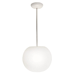 pendant luminaire ACAI 26 1 flame E27 IP20, mat, opal white dimmable