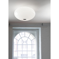 Ceiling luminaire AIH, 2x E27, IP20, white glossy