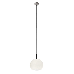 Pendant luminaire BELL, E27, IP20, opal white matt