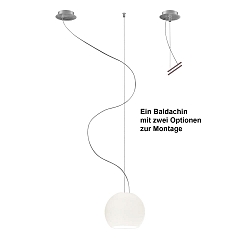 Pendant luminaire BALL, E27, IP20, opal white matt