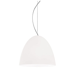 Pendant luminaire BELL, E27, IP20, white matt