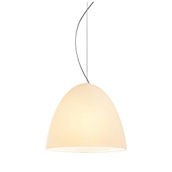 Pendant luminaire BELL, E27, IP20, white-sand-white