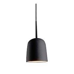 Pendant luminaire CLAVIO S, E27, IP20, Lava anthracite
