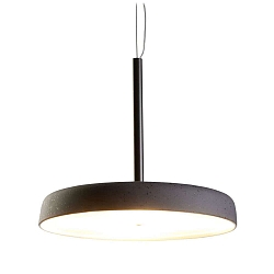 LED Pendant luminaire CLAVIO FLAT, 4x 6W, 2700K, 2680lm, IP20, Lava anthracite
