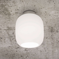 Ceiling luminaire MUREA, E27, IP20, opal white matt