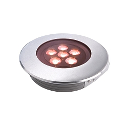 LED in-ground luminaire flat I RGB outdoor spotlight, symmetric, 240V, 12W, 20-30�