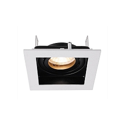 Kapego recessed ceiling ring, Algol I, voltage constant, 12V AC / DC, GU5.3 / MR16, 35W, black / white