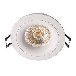 Recessed ceiling ring sIRRAH, ROUND, 12V DC, GU5.3 / MR16, max. 50W, fixed