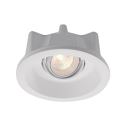 Recessed ceiling ring, voltage constant, 12V AC / DC, GU5.3 / MR16, 50W, plaster, �155mm
