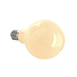 LED filament lamp G95, E27, 2700K, 220-240V, misty, 4.4W