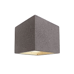 Kapego wall luminaire CUBE, dark grey