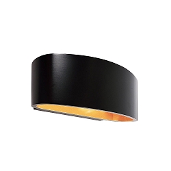 Wall luminaire ARIETIS, G9 max. 42W, aluminum diecast, black