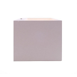Plaster wall luminaire OLGA, Up / Down, square, 220-240V AC / 50-60Hz, G9 max. 40W, paintable