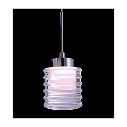LED pendant luminaire LUCY, 5W, 220-240V, 3000K, IP20, transparent