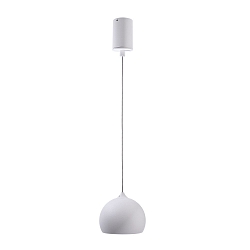 LED pendant luminaire HEZE I, 1 flame, 5W 3000K 340lm 90�, matt white