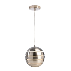 Pendant luminaire ANKAA 280, � 28cm, E27, brushed stainless steel