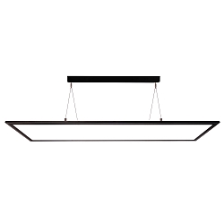 Pendant luminaire LED EVENT PANEL transparent, 24V DC, 63W, black