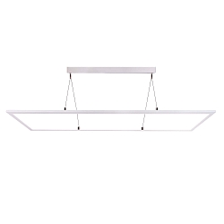pendant luminaire LED PANEL square IP40, traffic white dimmable