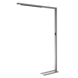 floor lamp OFFICE THREE STANDARD MOTION up / down, with sensor, with touch dimmer IP20, white aluminum dimmable