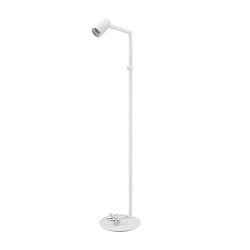 floor lamp CAN TILT with plug, switchable, cardanic swivelling GU10 IP20, white 