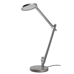 Table lamp ADHARA, 100-240V AC/50-60Hz, 12W, silver