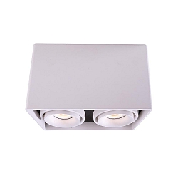 Ceiling luminaire MONA II, 50W, 2x GU10, 220-240V, IP20, white