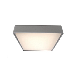 LED ceiling luminaire QUADRATA II, 16W, 220-240V, 3000K, IP65, grey