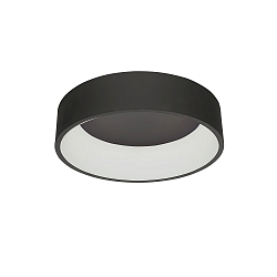 wall and ceiling luminaire SCULPTORIS 40 CCT DIM CCT Switch, set back IP20, mat, deep black dimmable