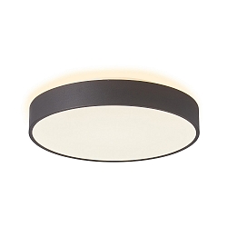 wall and ceiling luminaire MENKAR 80 IP20, black