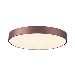 wall and ceiling luminaire MENKAR 80 IP20, coffee brown