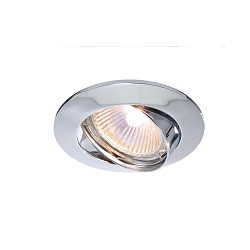 Recessed ceiling ring 68s, swivelling, voltage constant, 12V AC / DC, GU5.3 / MR16, 50W, chrome