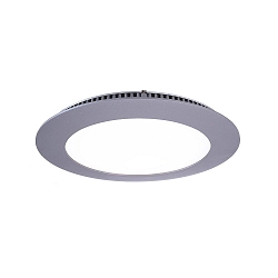 Recessed LED ceiling luminaire LED Panel 12, current constant, 350 mA, 12W, 4000K, silver