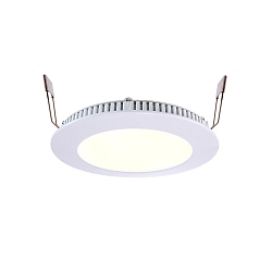 Recessed LED ceiling luminaire LED Panel 8 in warm / cool white, voltage constant, 24V DC, 8W