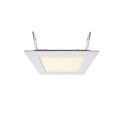 LED ceiling luminaire LED Panel square 15, current constant, 350 mA, 15W 2700K 120�, white
