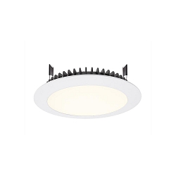 KapegoLED recessed ceiling luminaire LED Panel Round III 26, current constant, 37V DC, 700 mA, 26W, white, 4000K