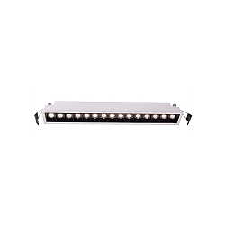 KapegoLED recessed ceiling luminaire CETI 15, current constant, 44-45V DC, 700 mA, 30W, 2900K, matt white