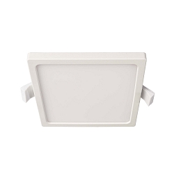 Recessed LED ceiling luminaire ALYA, SQUARE, 12x12cm, IP20, 220-240V AC / 50-60Hz, 8W 2700K 540lm 110�, cRi >90, white
