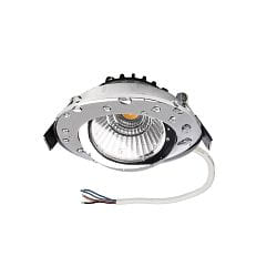 recessed spotlight DIONE IP44 RGB+3000K swivelling, RGBW, excl. LED driver IP44, chrome dimmable
