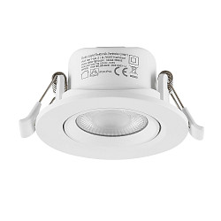 recessed spotlight SURTUR TILT 68 CCT swivelling, CCT Switch IP20/IP44