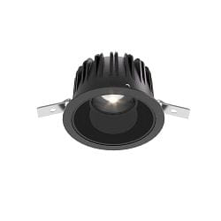 recessed spotlight TARVOS 150 DALI controllable IP20, black dimmable