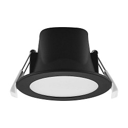 downlight ACRUX PRO 68 rigid, CCT Switch, UGR < 19 IP20/ IP54, glossy, black dimmable